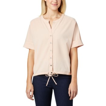 Columbia Overhemd Dames, Firwood Crossing Short Sleeve Roze, 27OJWSYDU